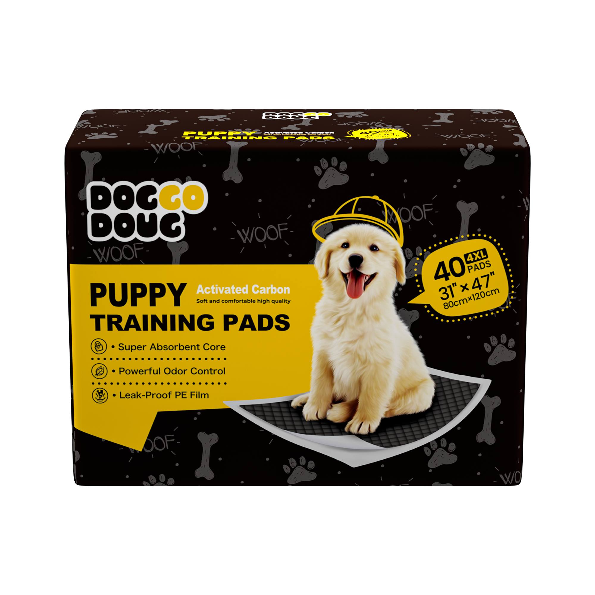 Disposable Dog Pee Pads 5 Layer Leak Proof Pet Puppy Pee Pads